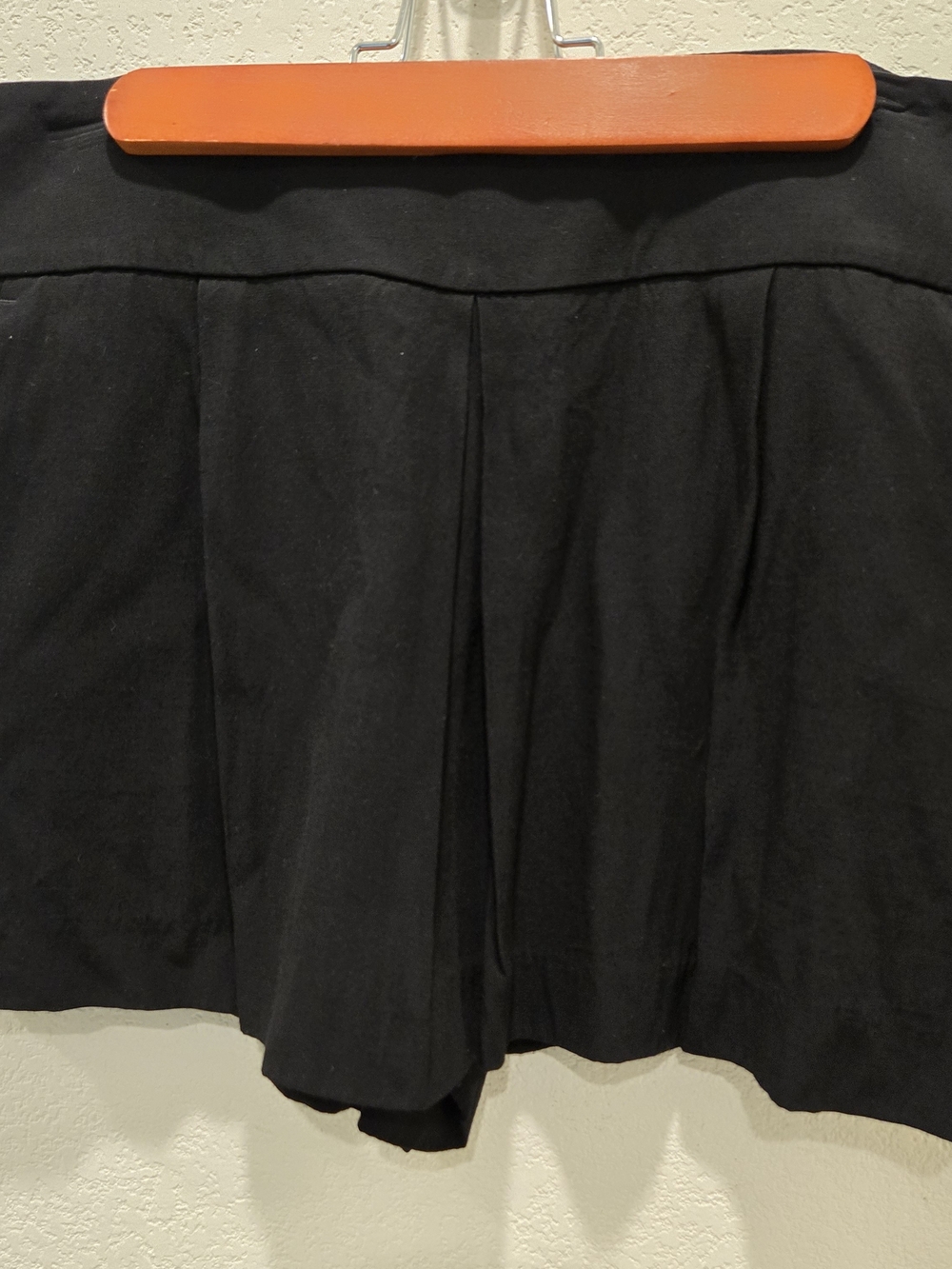 LOFT Black Skort with Branded Waist Tag
